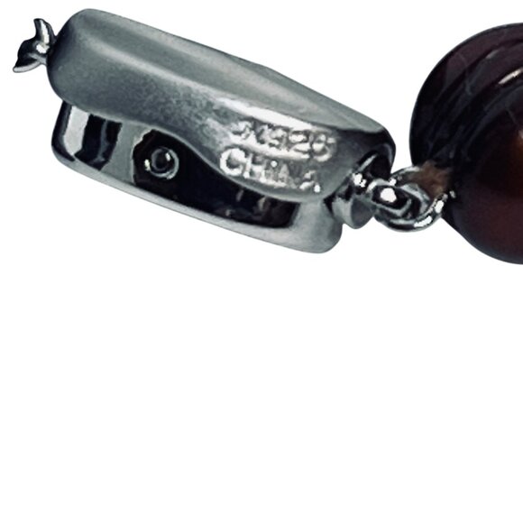 Honora Chocolate Graduated Baroque Pearl Necklace 18 1/2" (6031) - Picture 5 of 5